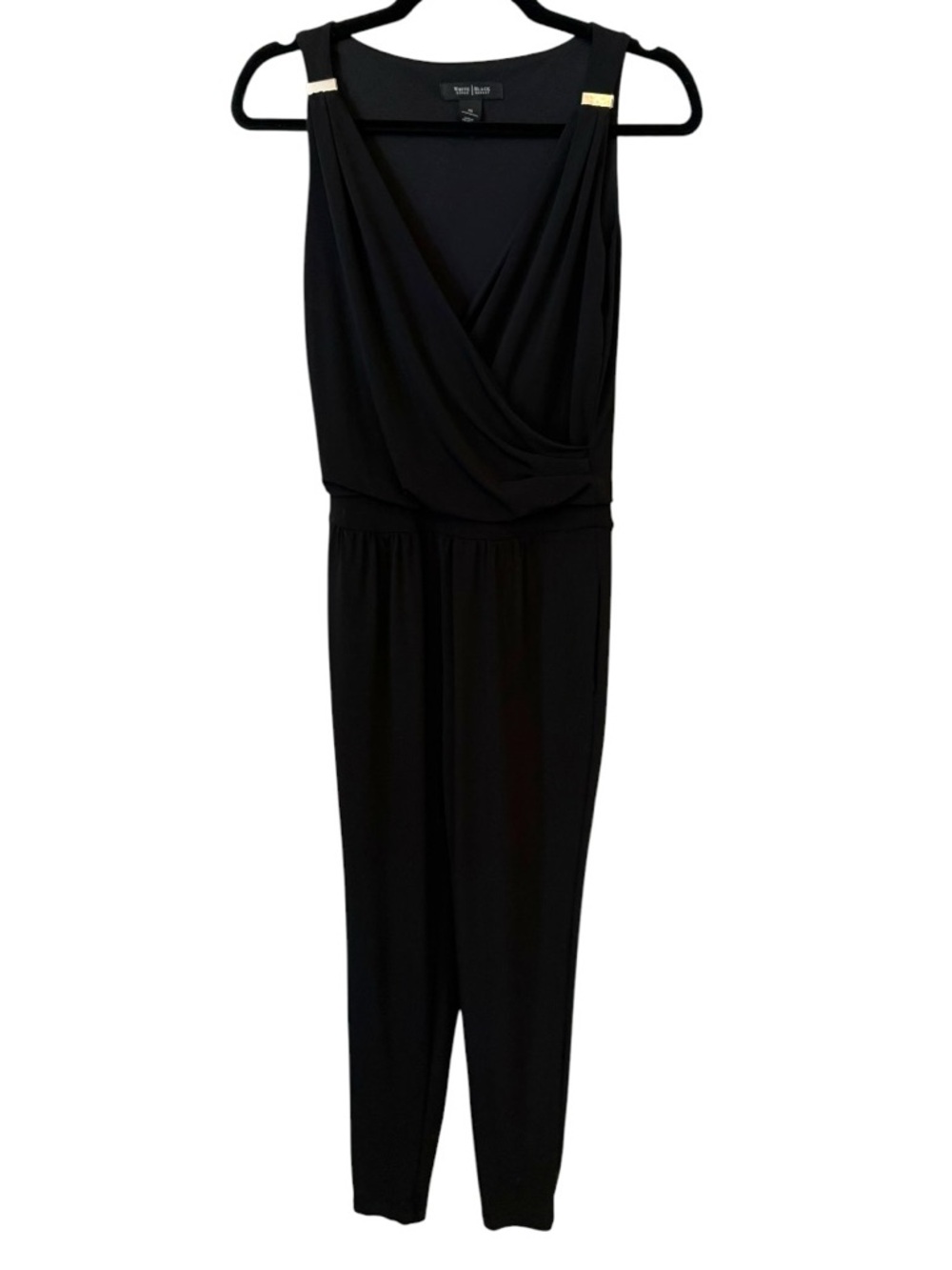 White House Black Market Sleeveless Stretch Jumpsuit 00 - Picture 2 of 7